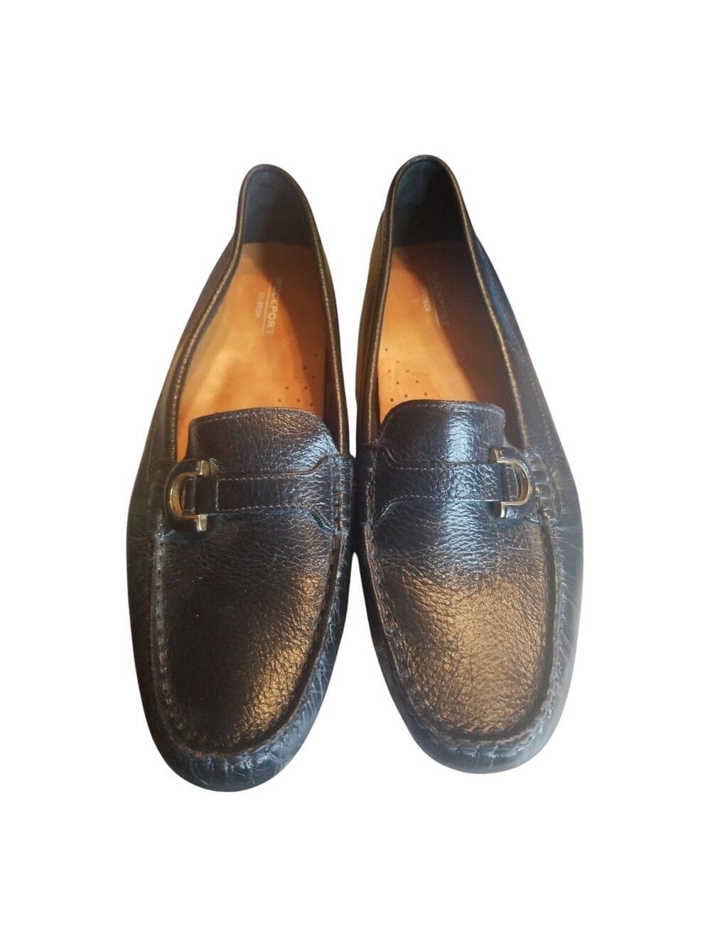 Rockport Bayview Ring Black Leather Loafers